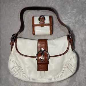 Vintage Coach Soho shoulder bag and matching wallet